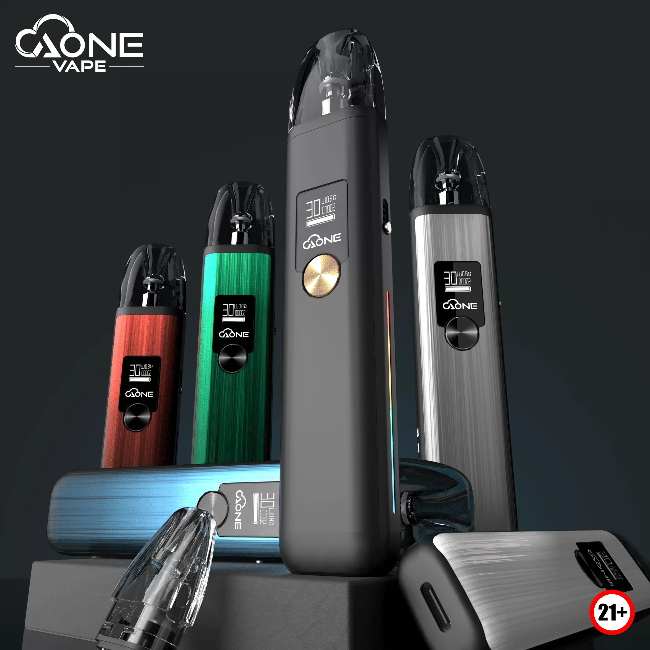 AONE VAPE ZEUS 宙斯主機推薦｜1200mAh 大電量、30W 可調瓦數 